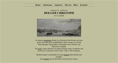 Desktop Screenshot of antiquariat-christoph.com
