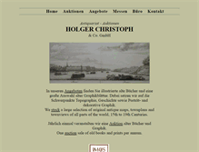 Tablet Screenshot of antiquariat-christoph.com